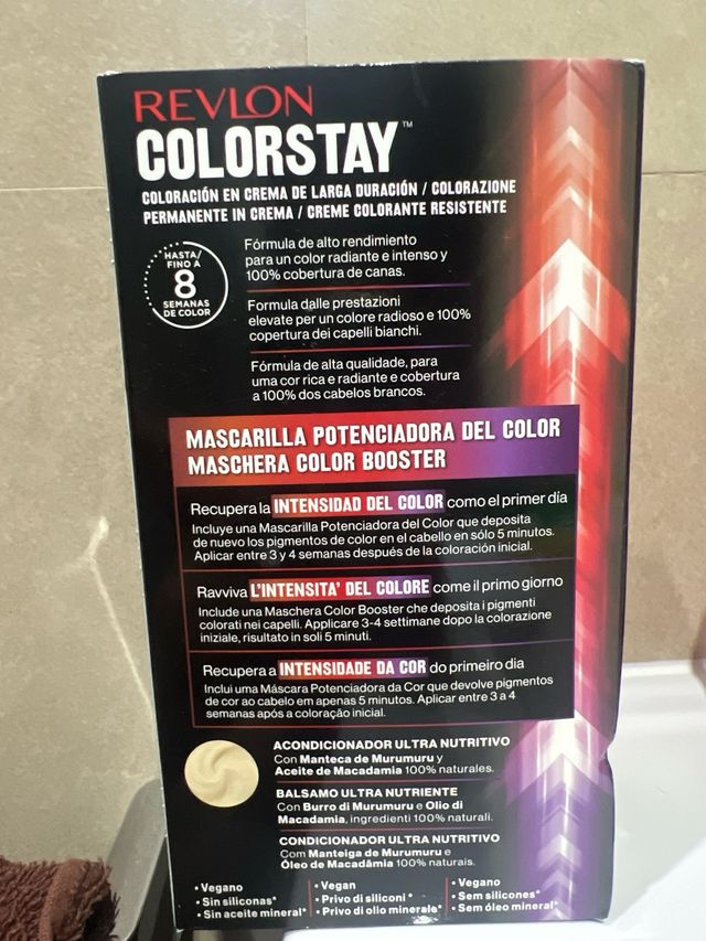 Revlon rubio oscuro  Colorstay Tinte Pelo numero 6