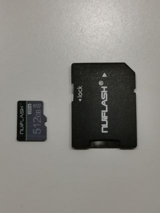 Tarjeta memoria microsd 512GB