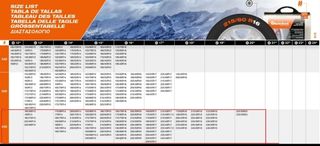 Cadenas de tela para nieve Autosock