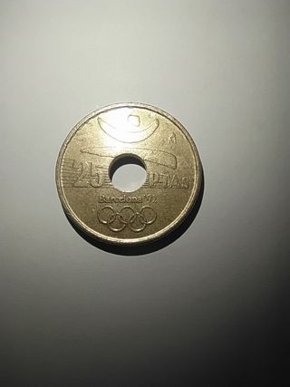 25 pesetas 1991
