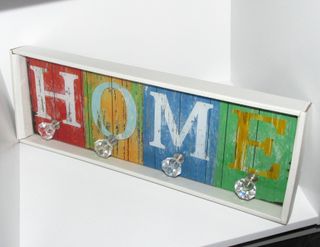 Cabide de parede Blue Illusion "HOME"