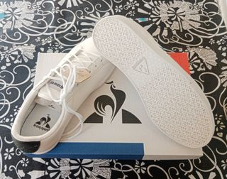 T-37, Zapatillas Le Coq Sportif blancas, Unisex.