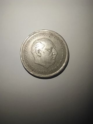 25 pesetas 1957