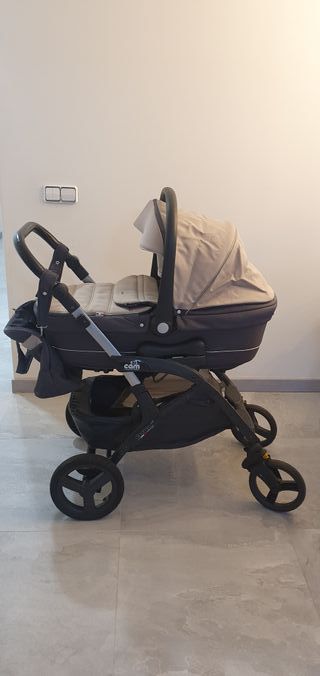 Cochecito, silla coche y soporte Cam completisimo
