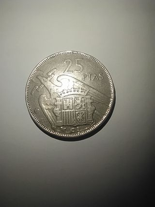 25 pesetas 1957