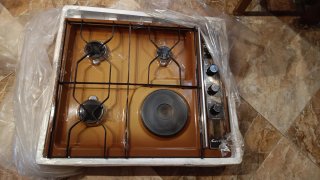 Placa de gas y luz marca Corberó