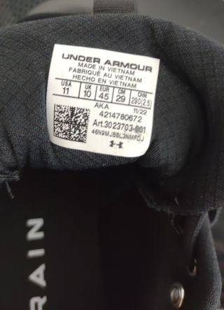 ZAPATOS UNDER ARMOUR AU TR3