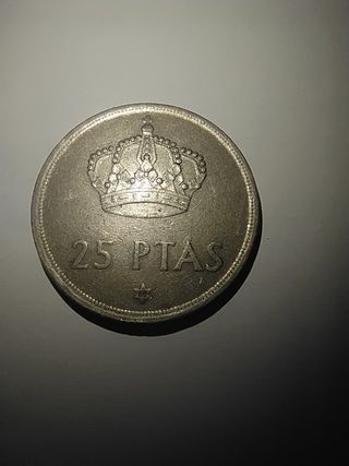 25 pesetas 1975