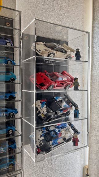 Vitrina para  4 lego speed champions