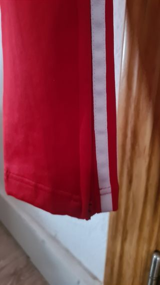Pantalón Chándal ADIDAS Rojo S