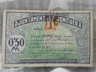 50 céntimos 1937 La Jonquera