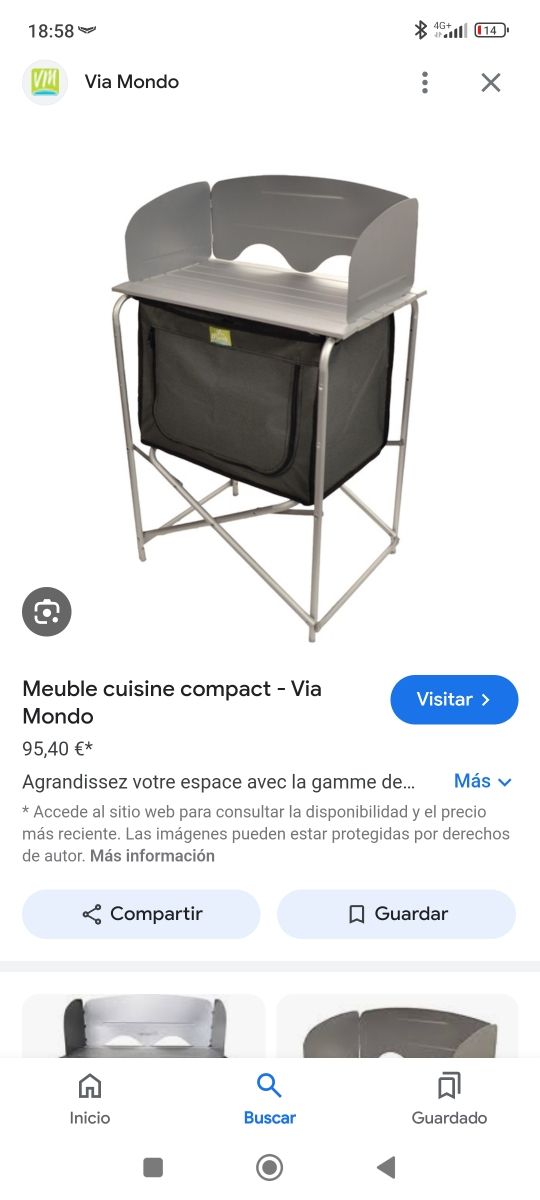 NUOVO tavolo da campeggio a gas