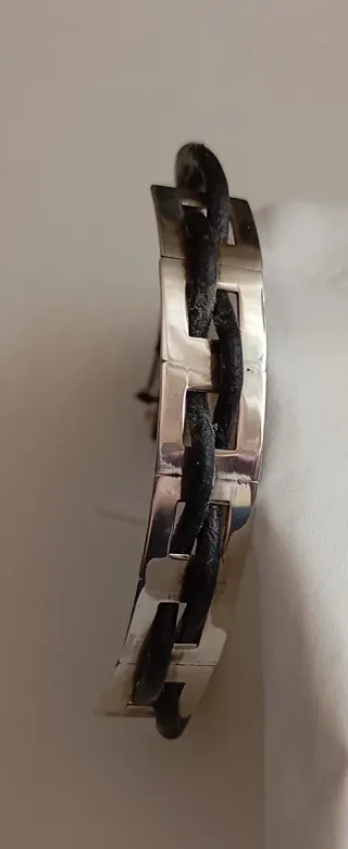 Braccialetto argento uomo