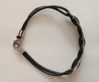 Braccialetto argento uomo