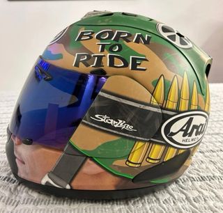 Casco Arai rx7 GP Hayden Peace