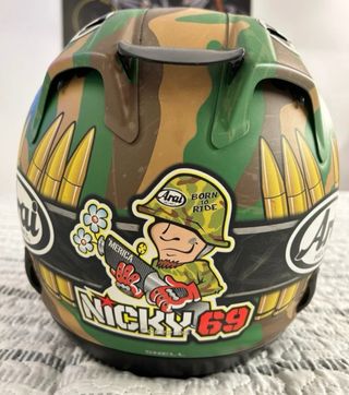 Casco Arai rx7 GP Hayden Peace