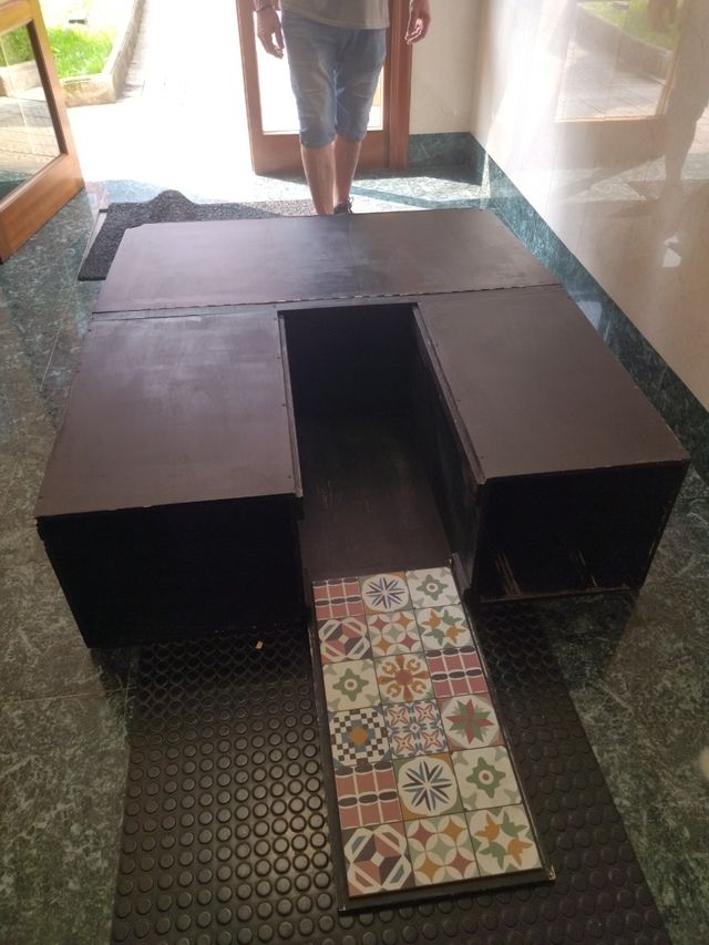 Cajon de madera Camper 