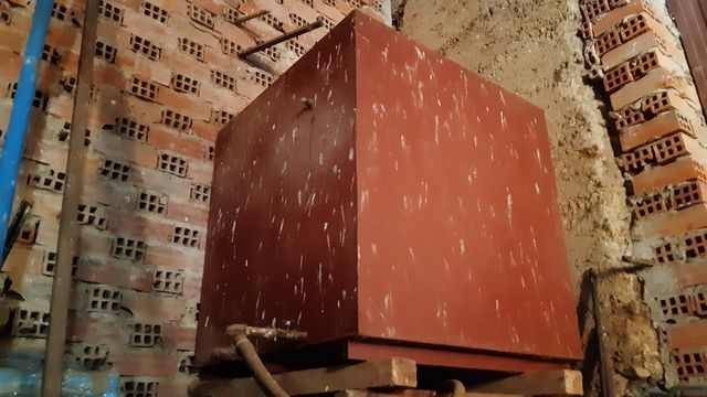 depósito de chapa sin homologar de 1000 litros