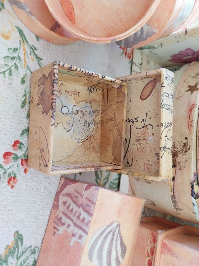 Set di scatolini di varie misure