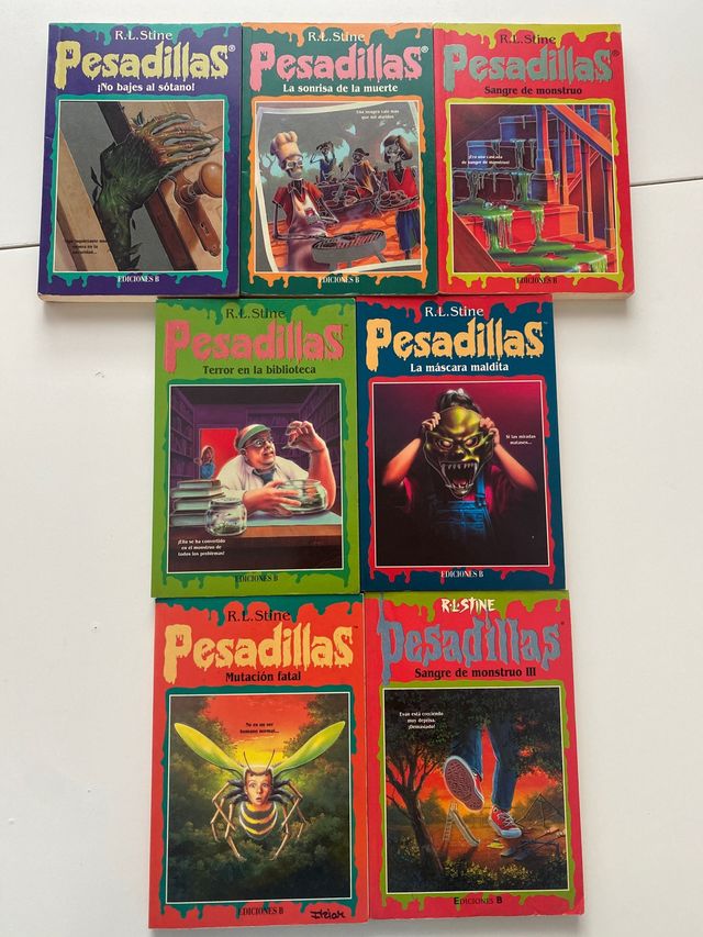 Pesadillas Stine, números 5, 6, 7, 9, 12, 15 y 21
