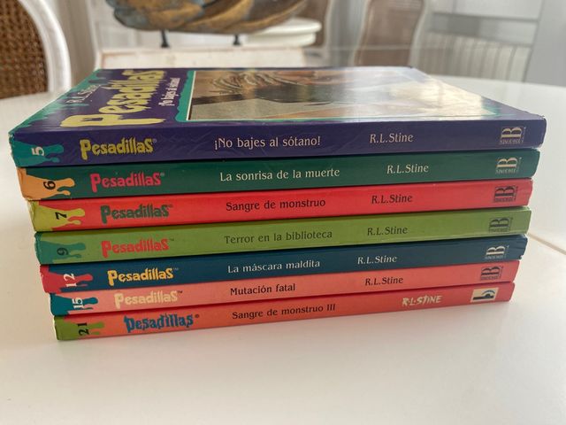 Pesadillas Stine, números 5, 6, 7, 9, 12, 15 y 21