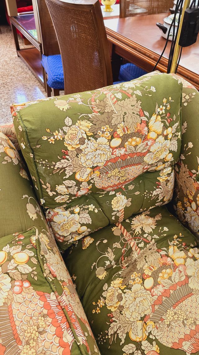 SILLON VINTAGE VERDE