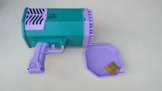 pistola de burbujas muy grande