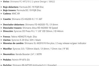 Bicicleta montaña Scott talla L 29 ruedas