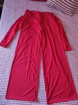 Mono rojo de fiesta
