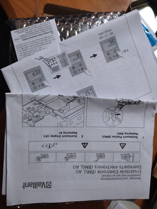 Placa principal caldera Vaillant Ecotec Plus.