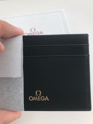 OMEGA Brand Memorabilia. Cartera portatarjetas