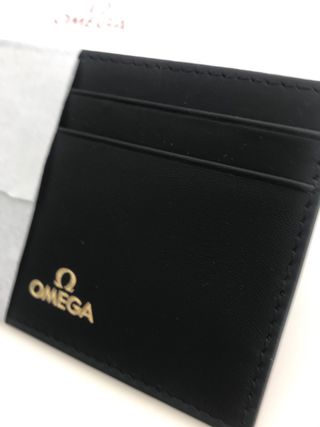 OMEGA Brand Memorabilia. Cartera portatarjetas
