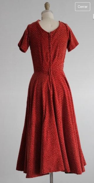 Vestido vintage años 50 original
