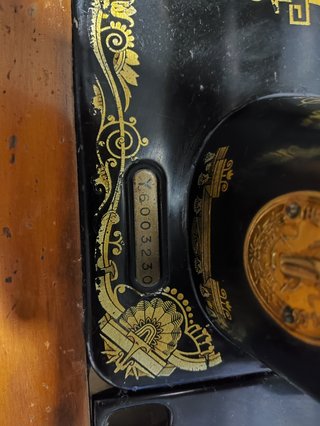 Máquina de coser singer del 1928