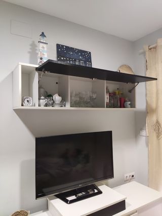 Mueble salón blanco. 