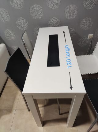 Mueble salón blanco. 