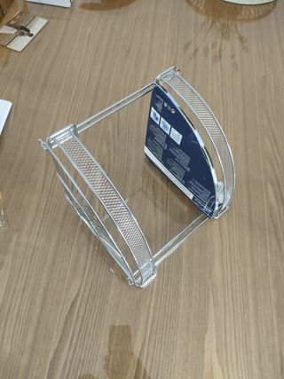 Mensola angolare a 2 ripiani