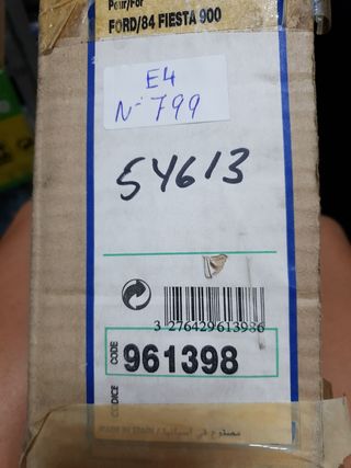 Ford fiesta 84 / 900 radiador de agua