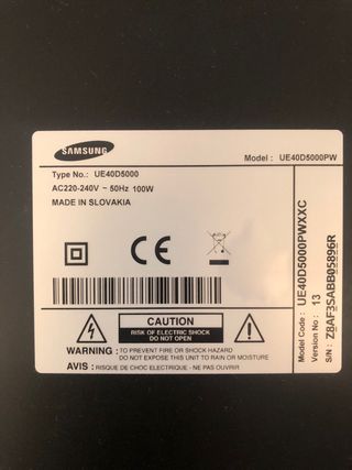 Módúlo Tcon Samsung 40” led