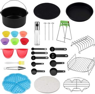 HOMGEN 17 in 1 Friggitrice ad Aria 8” Kit. 768532