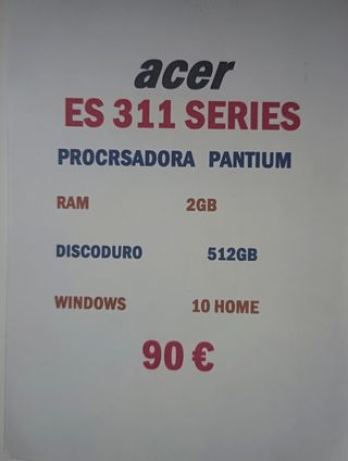 Acer ES 311 SERIES