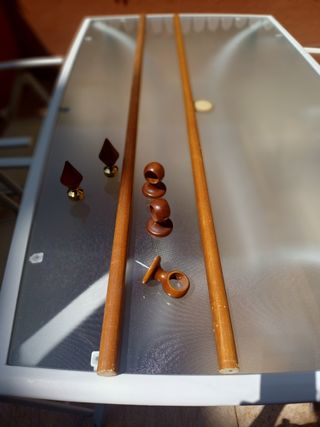 Barras de cortina de madera