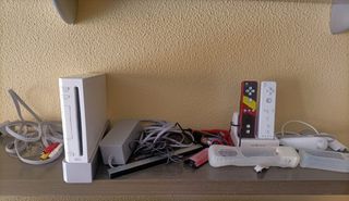 Consola wii + dos dobles mandos