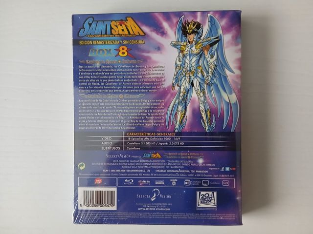 SAINT SEIYA Blu ray BOX 8 Serie remasterizada