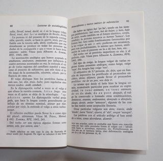 LECTURAS DE SOCIOLINGÜÍSTICA