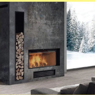 LEÑERO PARA CHIMENEA