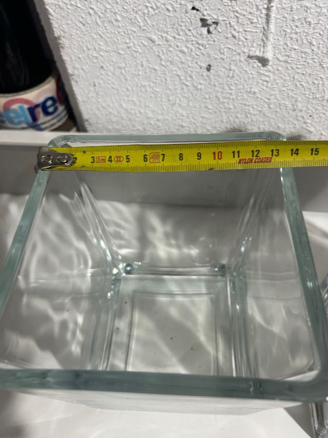 Jarton florero de cristal y regalo cenicero