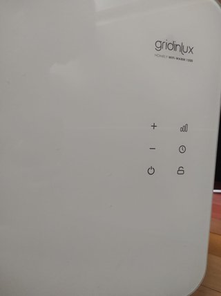 Radiador eléctrico de cristal Gridinlux 1500W – B