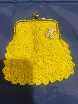 monedero de crochet