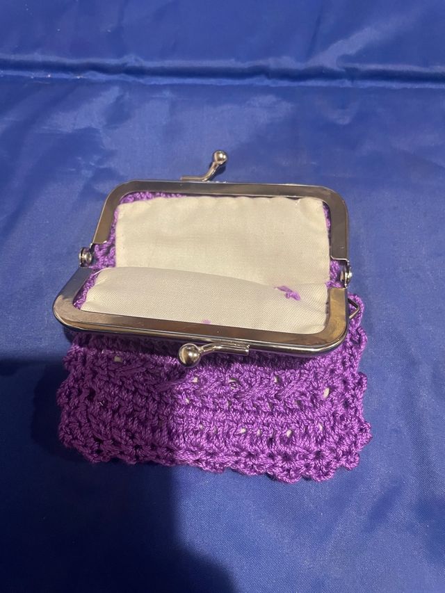 monedero de crochet